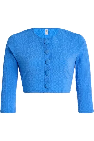Lisa Marie Fernandez Seersucker Cardigan