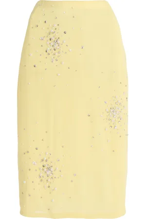 Des Phemmes Exclusive Riviera Embellished Midi Skirt