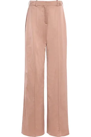 Balmain Satin Straight-Leg Pants