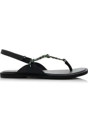 St Agni Woven Leather Sandals