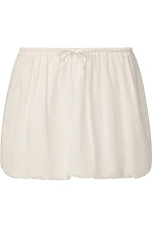 ONIA Air Linen Bubble Mini Skirt