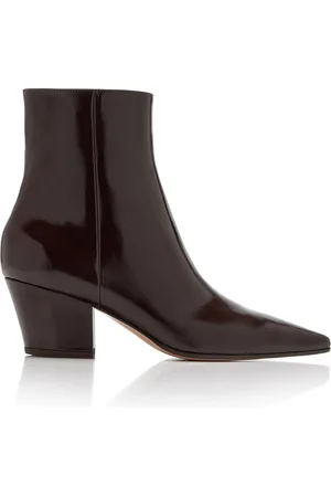 Gianvito Rossi Keinna Patent Leather Ankle Boots