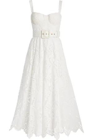 Cara Cara Calypso Embroidered Eyelet Cotton Dress