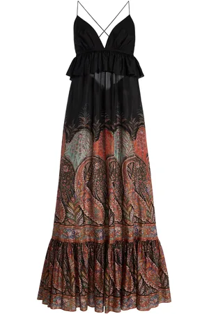 ZIMMERMANN Rhiannon Ruffled Silk Maxi Dress