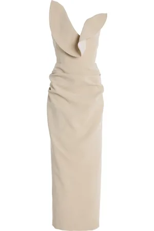 MATICEVSKI Exclusive Requiem Strapless Crepe Maxi Dress