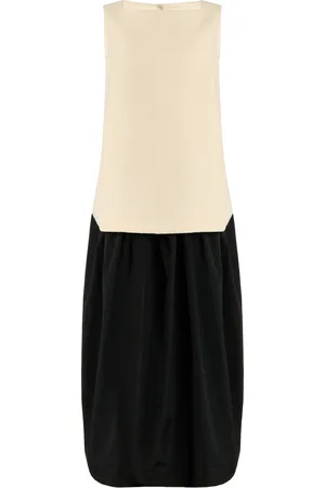 Dagmar Open-Back Two-Tone Maxi Dress