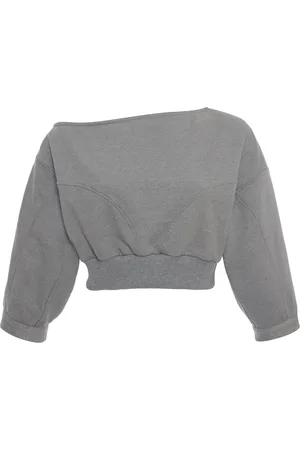 Nensi Dojaka Betty Cotton Cropped Sweatshirt