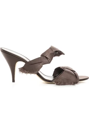 The Row Vika Knotted Satin Sandals