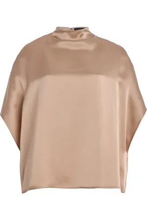 LAPOINTE Satin Cape Tee