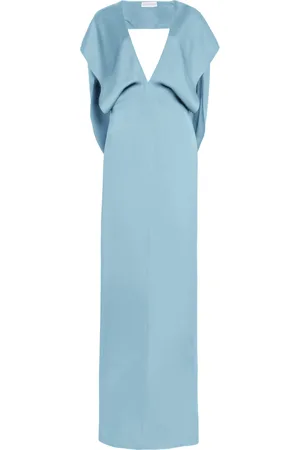 Stella McCartney Satin V Neck Gown