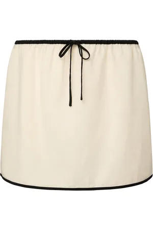 ONIA Air Linen Mini Skirt