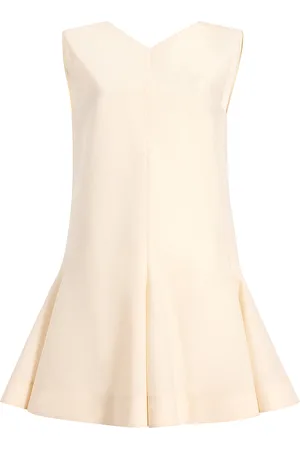 Khaite Mel Silk-Cotton Organza Mini Dress