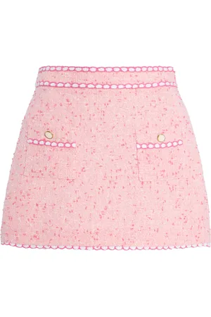 Simkhai Leighton Tweed Cover-Up Mini Skirt