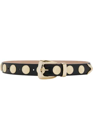 Khaite Benny Leather Stud Belt