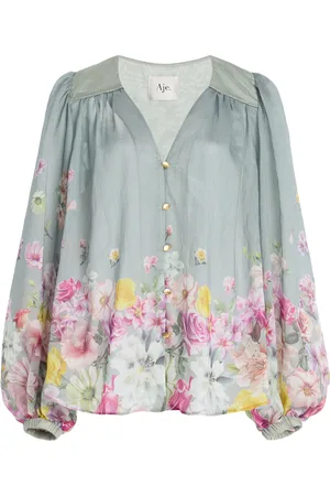 AJE Dreamscape Printed Blouse
