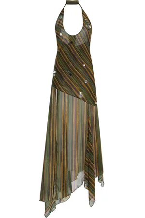 SIEDRES Exclusive Riviera Corinas Chiffon Halter Maxi Dress