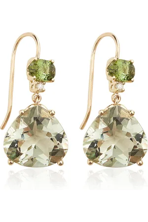 Jamie Wolf 18K Yellow Gold Tourmaline Earrings