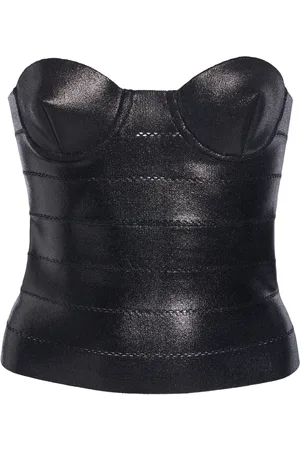 Tom Ford Intarsia Strapless Bustier Top