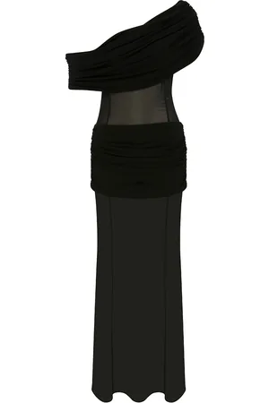 Ila Tia Chiffon-Paneled Jersey Maxi Dress