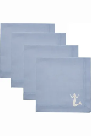 Moda Domus Riviera Set-of-Four Cotton Napkins