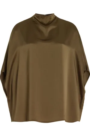 LAPOINTE Satin Cape T-Shirt