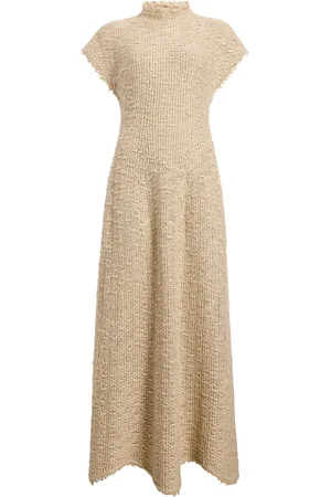 Khaite Ema Knit Hemp-Silk Maxi Dress