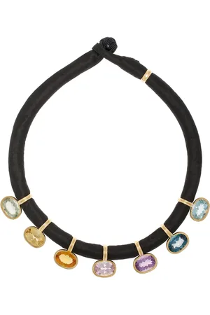 Sauer Yvonne 18K Yellow Gold Rainbow Necklace