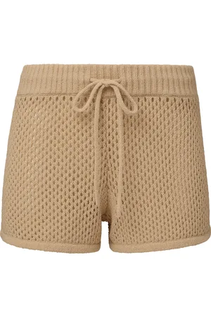 ONIA Crochet-Knit Cotton-Blend Micro Shorts