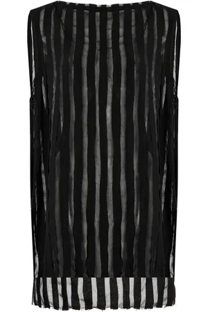Dagmar Striped Sheer Top