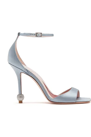 Roger Vivier I Love Vivier Strass-Detail Satin Sandals
