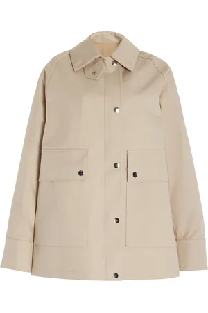 BRANDON MAXWELL The Celine Oversized Cotton-Gabardine Jacket