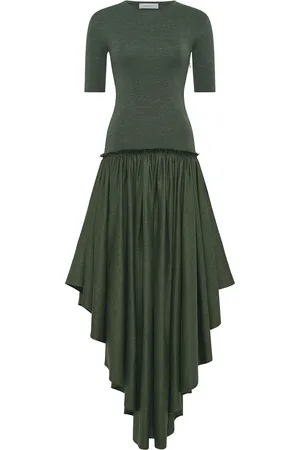 GABRIELA HEARST Sirona Wool-Silk Maxi Dress