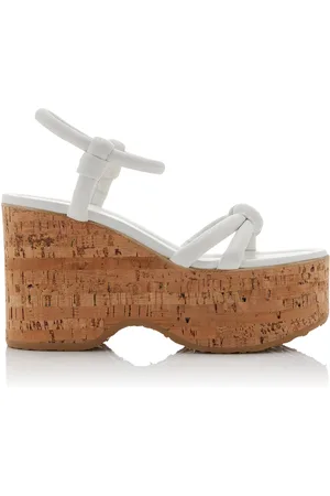 Gianvito Rossi Padded-Leather Platform Sandals