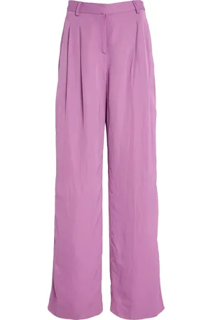 TWP Sulli Pleated Straight-Leg Trousers