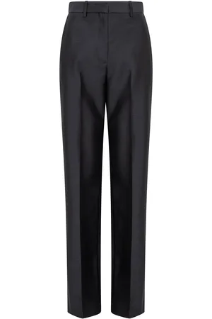 Heirlome Nova Wool-Silk Straight-Leg Pants
