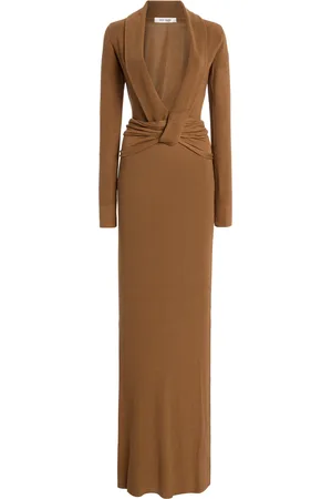 AYA MUSE Aure Knit Silk-Blend Maxi Dress