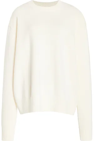 The Frankie Shop Rafaela Padded Merino Wool-Cashmere Sweater
