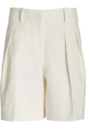 Michael Kors Pleated-Sandwashed Shorts