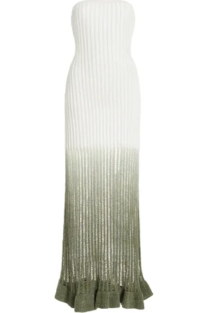 Significant Other Exclusive Amaya Ribbed-Knit Cotton-Blend Maxi Dress