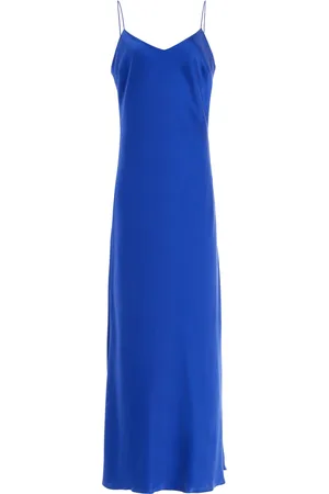 ASCENO The Lyon Silk Charmeuse Dress