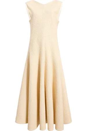 Khaite Mellie Cotton-Blend Bouclé Maxi Dress
