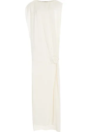The Row Esmee Draped Jersey Crepe Maxi Dress