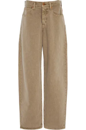SLVRLAKE Tess Long Rigid Low-Rise Curve-Leg Jeans