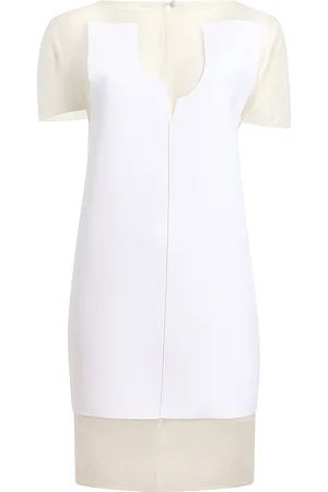 Khaite Winona Paneled Crepe Mini Dress