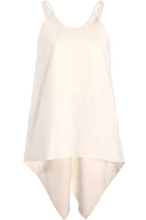 Third Form Fusion Draped Cotton Halter Top