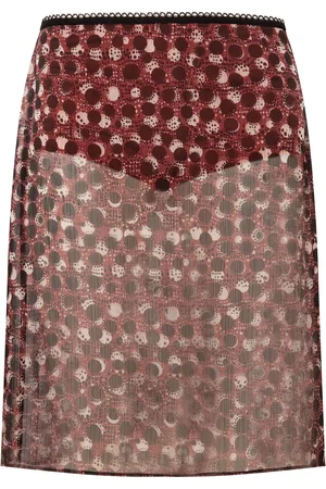 SIEDRES Ashinas Polka-Dot Midi Skirt