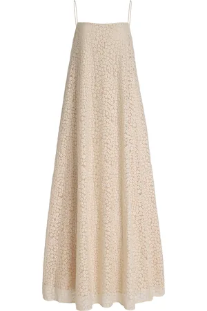 Staud Delfina Crocheted Cotton-Blend Maxi Dress