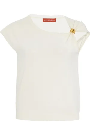 Altuzarra Rinaldi Gathered Jersey Top