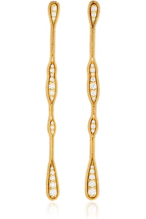 Fernando Jorge Fluid 18K Yellow Diamond Earrings