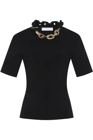 Paco rabanne Chain-Detailed Knit Sweater